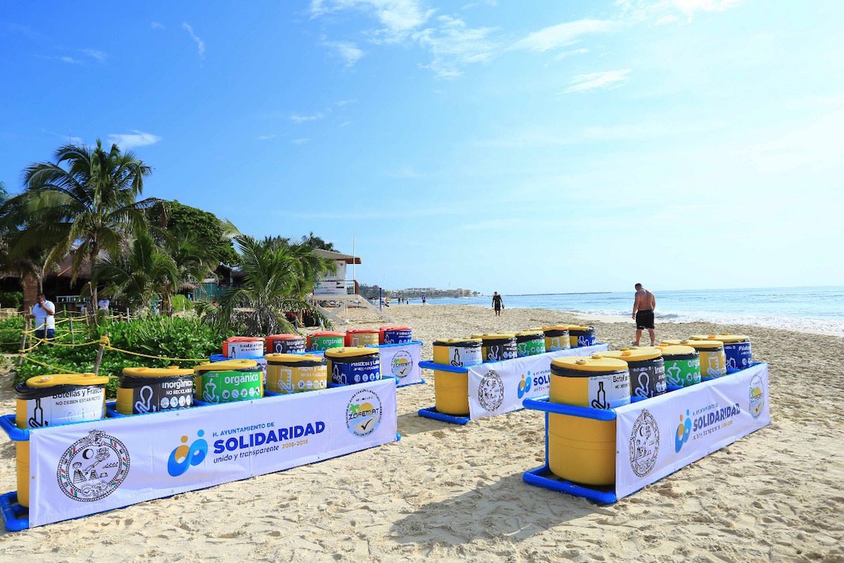 Instala Solidaridad 100 contenedores de basura en playas públicas ...