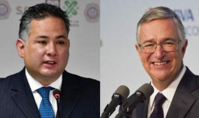 Santiago Nieto y Salinas Pliego Santiago Nieto Castillo obtuvo un crédito para comprar una de sus casas, pero no se sabía qué institución lo otorgó: fue Banco Azteca. Foto: Redes sociales