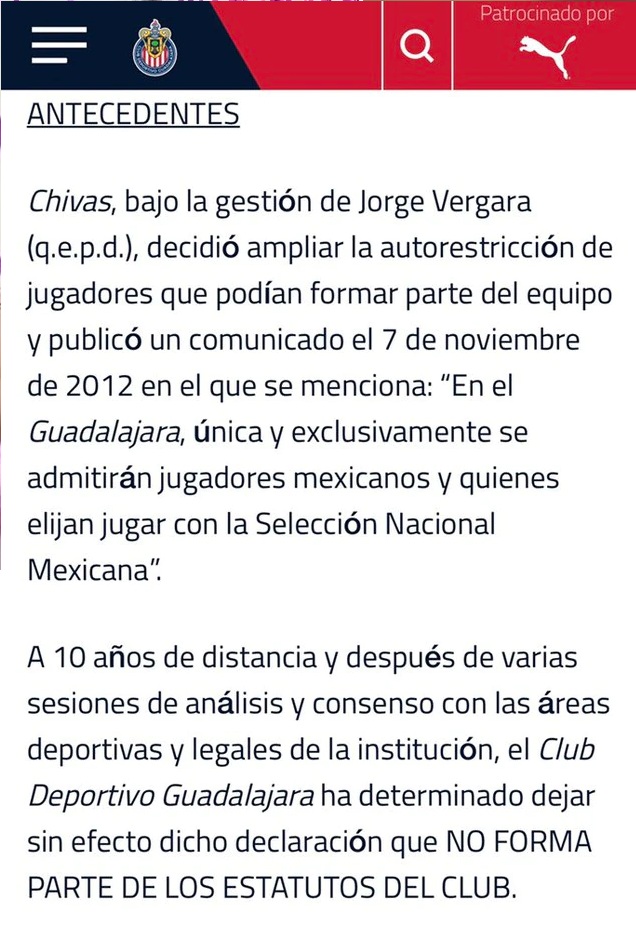 Amaury rompería "regla Vergara" con fichaje de Santiago Ormeño en Chivas