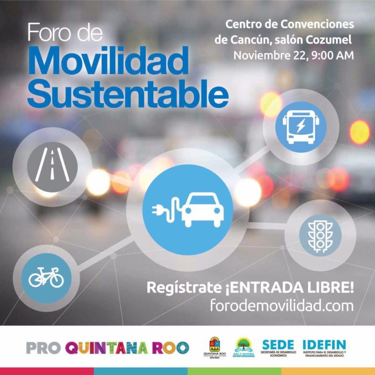 Todo listo para foro de movilidad sustentable en Cancún