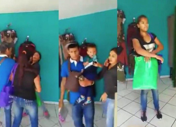 bebé en brazos