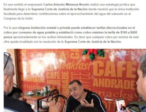 En redes sociales el candidato independiente Carlos Mimenza toma autoria de un recurso que no es suyo