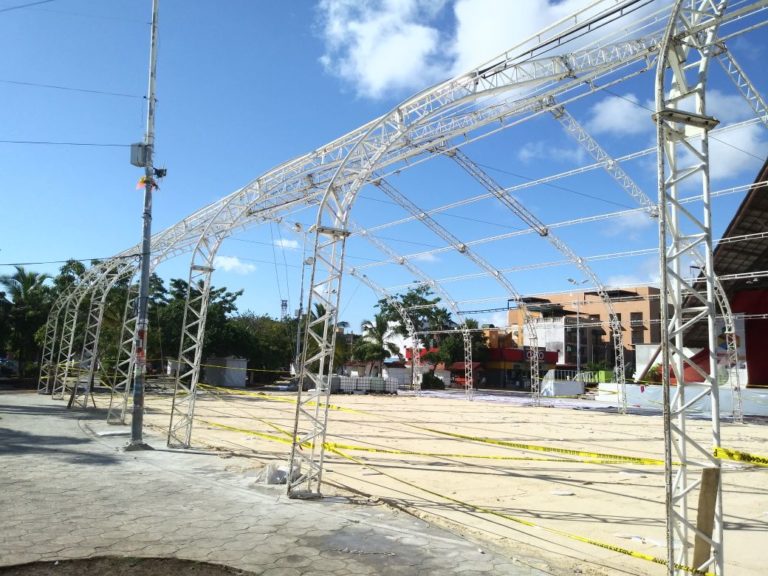 Retiran la Pista de hielo del Parque de las Palapas, Cancún