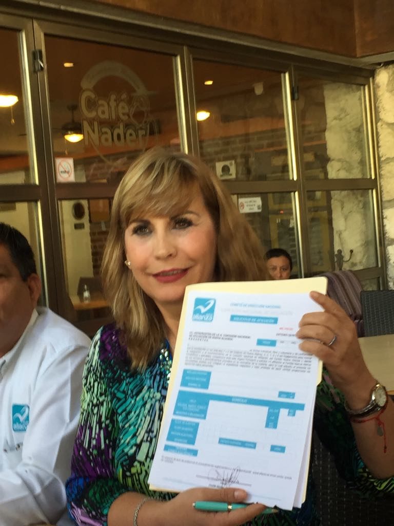 Se afilia Susana Hurtado al PANAL; va por senaduría