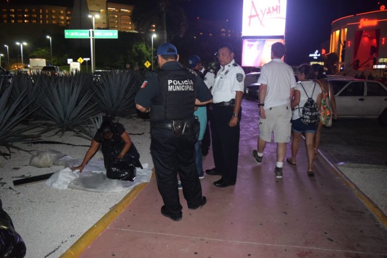 Operativo en Zona Hotelera deja un detenido y un menor asegurado