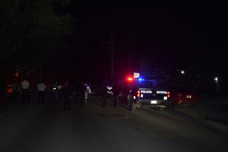 Imparable ola de violencia  en Cancún, matan a una  persona en Villas Otoch