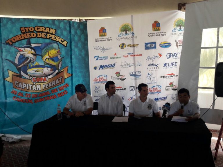 Presentan quinto torneo de pesca “Capitán Ferrat”