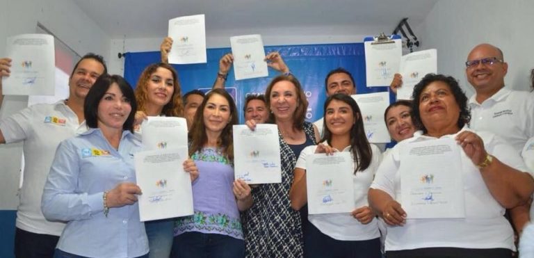 Firman candidatos compromiso contra la trata