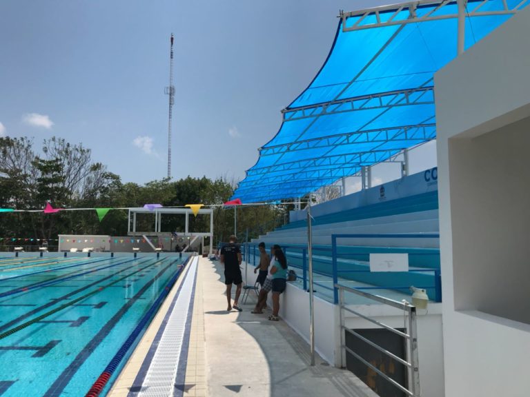 Modificarán flujo de alberca olímpica de Cancún