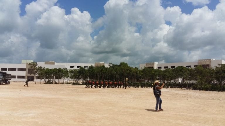 Inauguran instalaciones de lo que será el cuartel de la Policía Militar