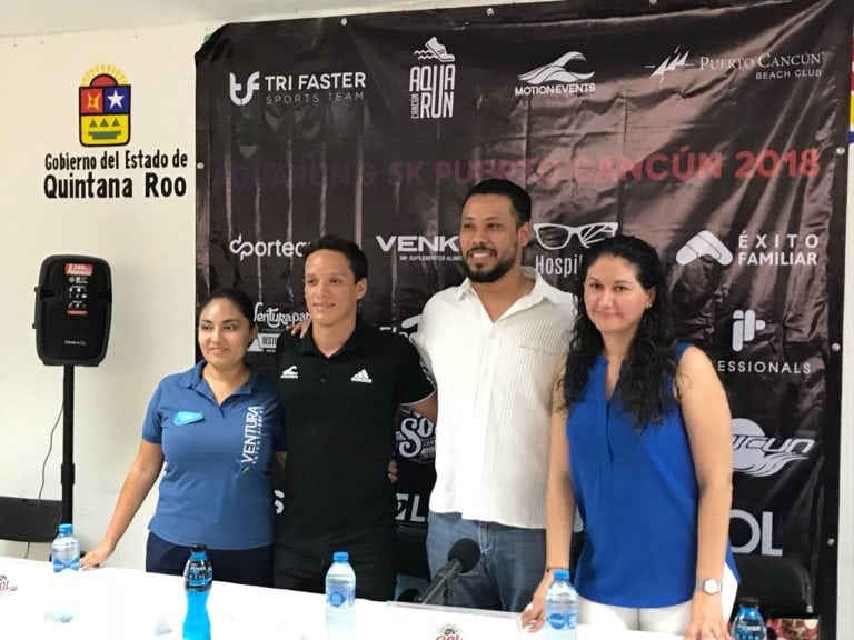 Presentan Cuarta edición del Aquarun Cancún 2018