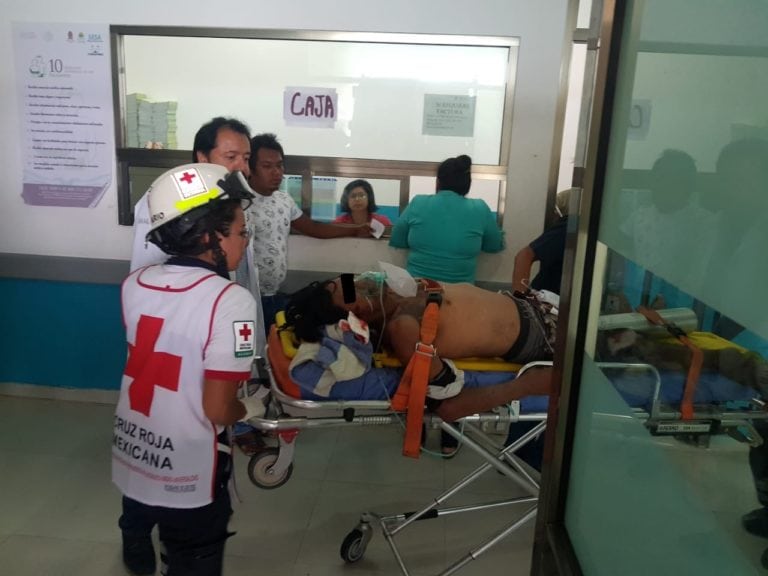 Herido de bala junto al tianguis de la 76