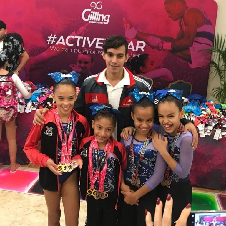 Dorada participación del CAR Gymnastics en la Copa Gilling 2018 