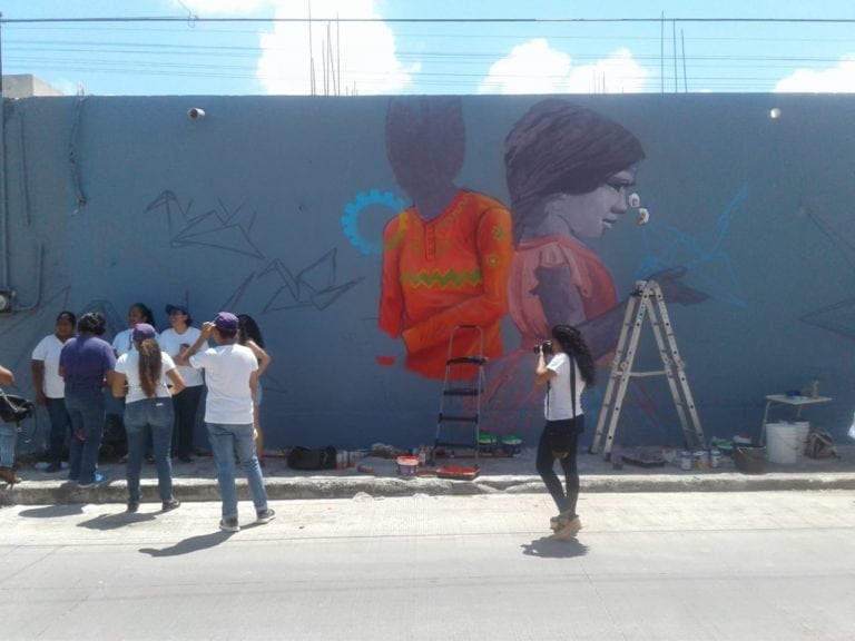 Inauguran Mural por la Paz en Cancún