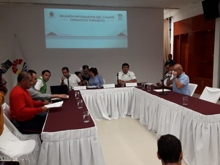 Activan protocolos de Protección Civil por la depresión tropical