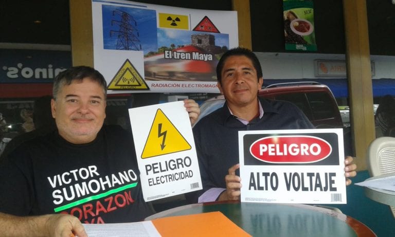 Van contra Tren Maya por riesgo de electromagnetismo