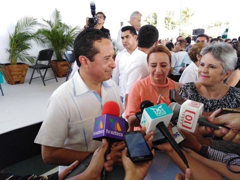 Espera Carlos Joaquín apoyo del Gobierno Federal a Q. Roo