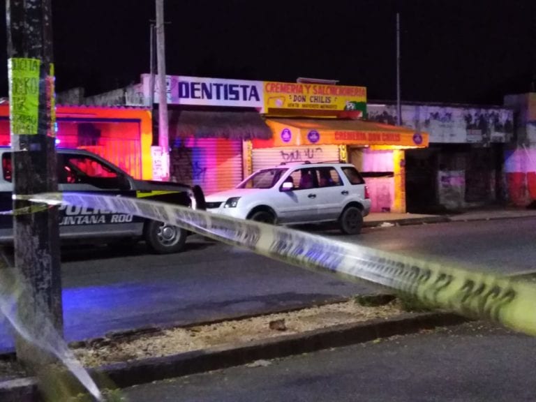 Balean a una persona en la Región 100 de Benito Juárez