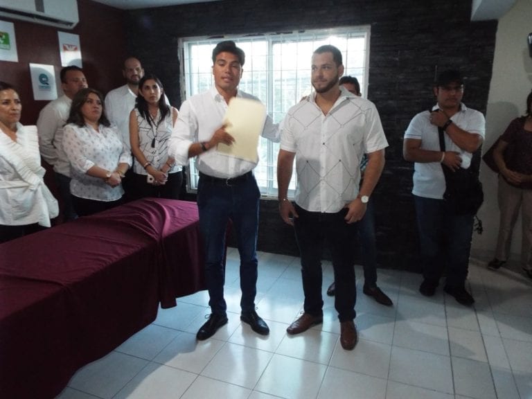 Se registra Gustavo Miranda por el PVEM-Morena-PT