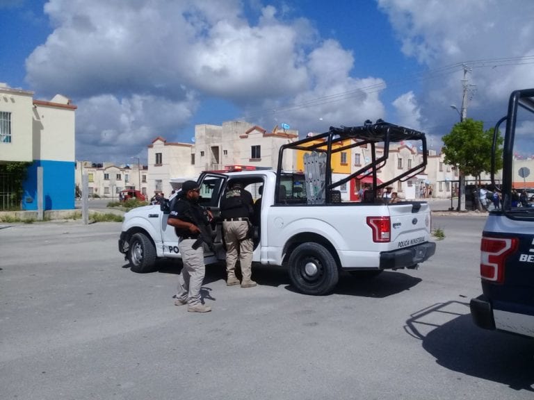 Balacera deja 3 muertos y 2 heridos en Benito Juárez