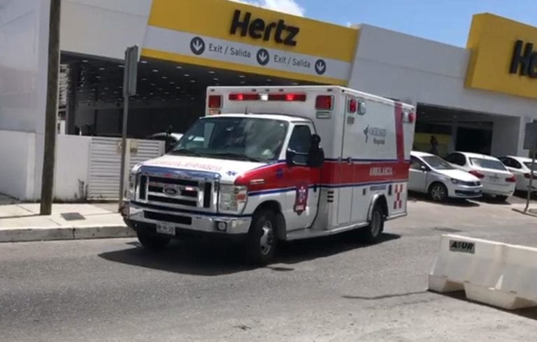 Intentan asaltar a una persona en rentadora Hertz del aeropuerto