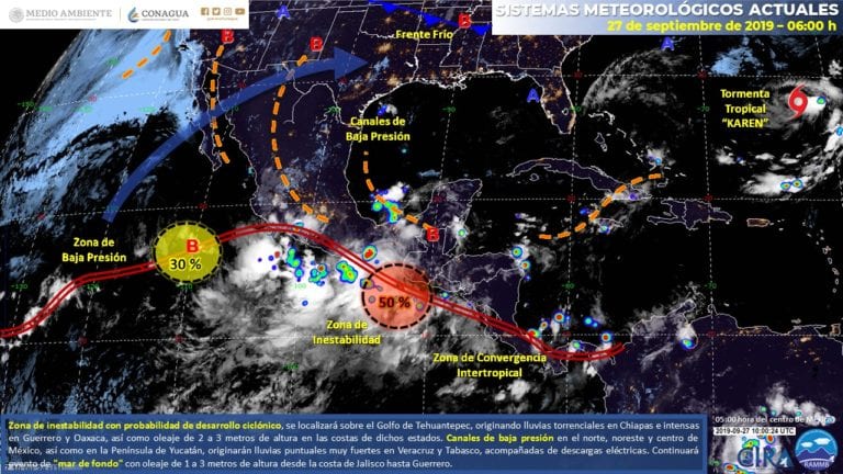 Clima: Sensación térmica mayor a 42 grados y lluvias aisladas para la entidad