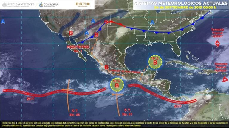 Clima: Calor, nublados y lluvias aisladas para Quintana Roo este martes