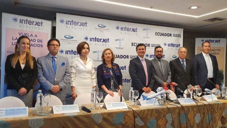 Interjet inicia operaciones en Guayaquil, Ecuador e incluyen un vuelo a Cancún