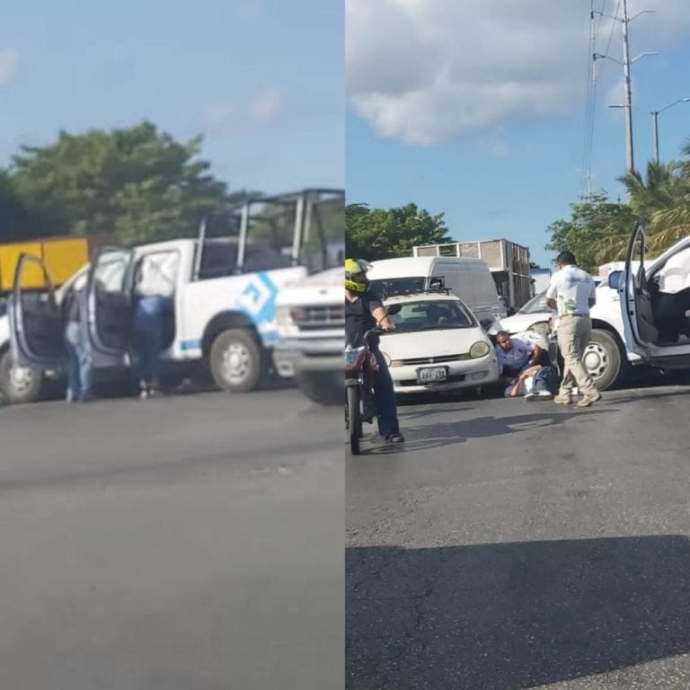 Provoca ministerial aparatoso accidente en Cancún
