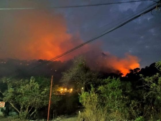 Incendio en Tepoztlán, Morelos