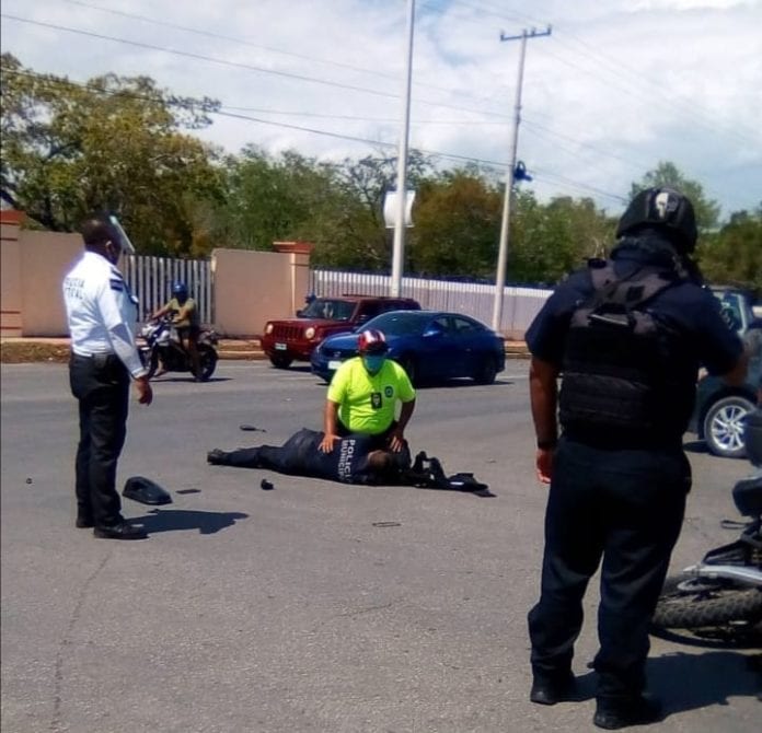 policia caido