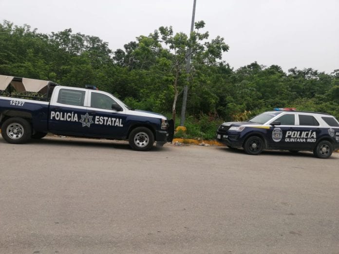 Un hombre que ingresó en la selva al final de la avenida Loros, en el fraccionamiento Villas del Sol, se topó con un cadáver semienterrado