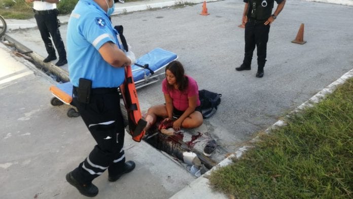 Accidente en Playa del Carmen.
