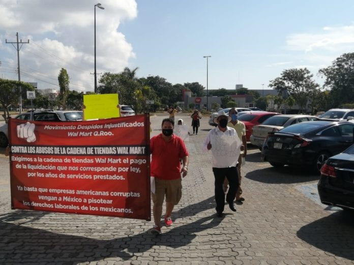 protesta en Sams de Playa del Carmen