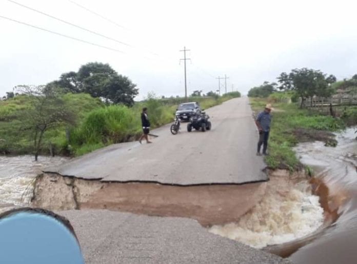 carretera rota