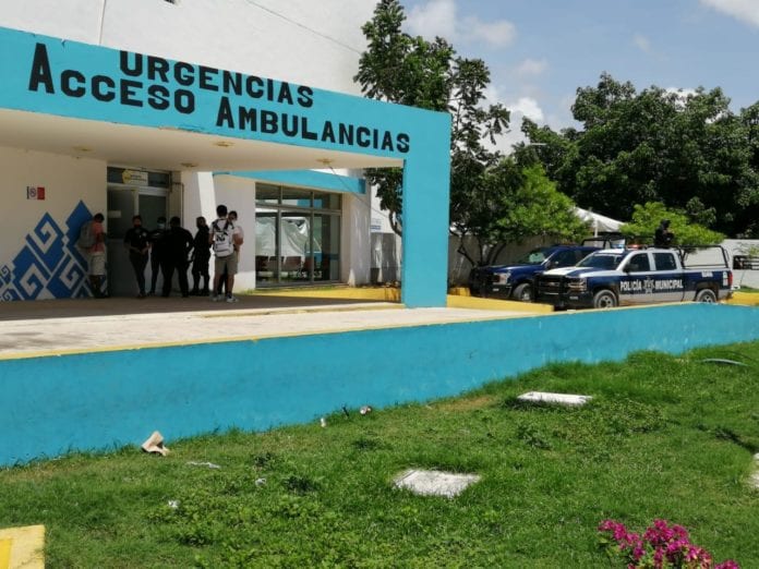 Una mujer  fue víctima de violencia familiar en esta ciudad y debió acudir a un hospital a ser tratada de sus lesiones.