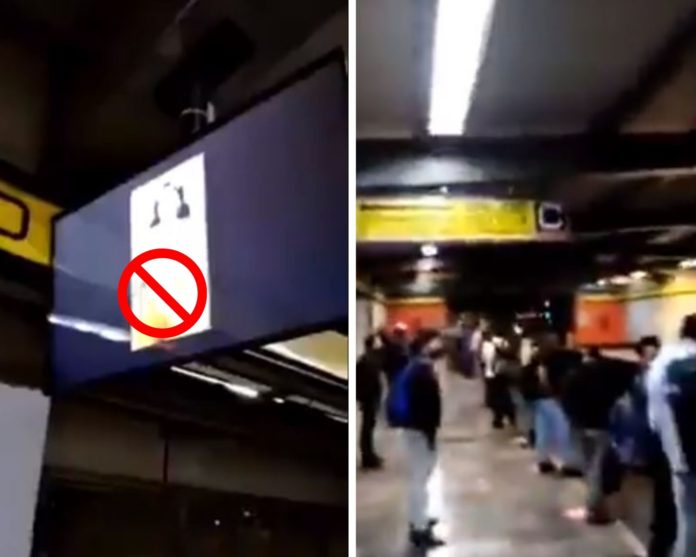 Video: Ponen escenas pornográficas en Metro de la CDMX