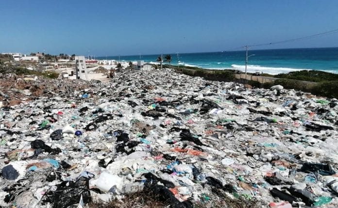 basura en el centro de transferencia 1