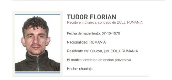 Rumania ya emitió una ficha de Florian Tudor el 