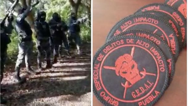 VIDEO: En un rap al estilo narco, presuntos policías de Puebla proclaman: 