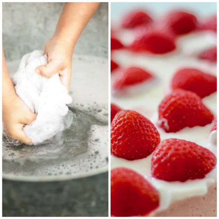 Madre lava ajeno a cambio de pastel