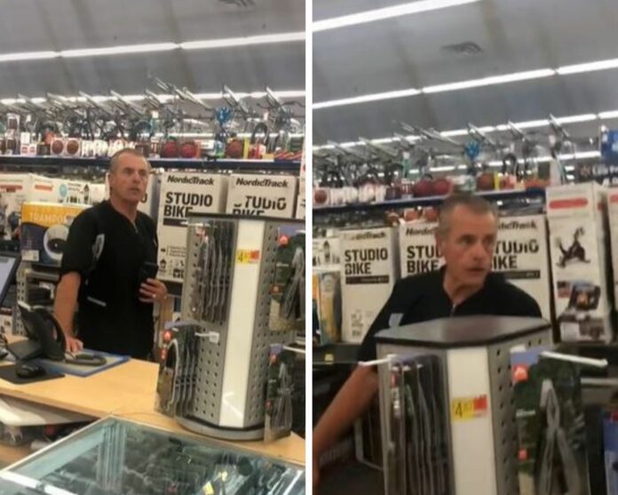 ¡Esto no es México, aprende inglés! Exponen a sujeto por maltrato a empleada de Walmart