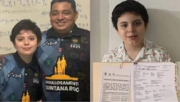 Niño genio de Chetumal cursará la preparatoria a los 10 años de edad