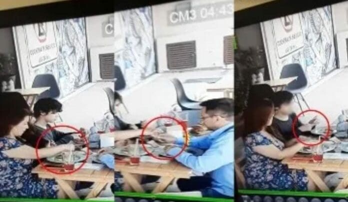 Una familia fue cachada poniendo pelos en su comida para no pagar la cuenta; los dueños del restaurante difundieron las imágenes