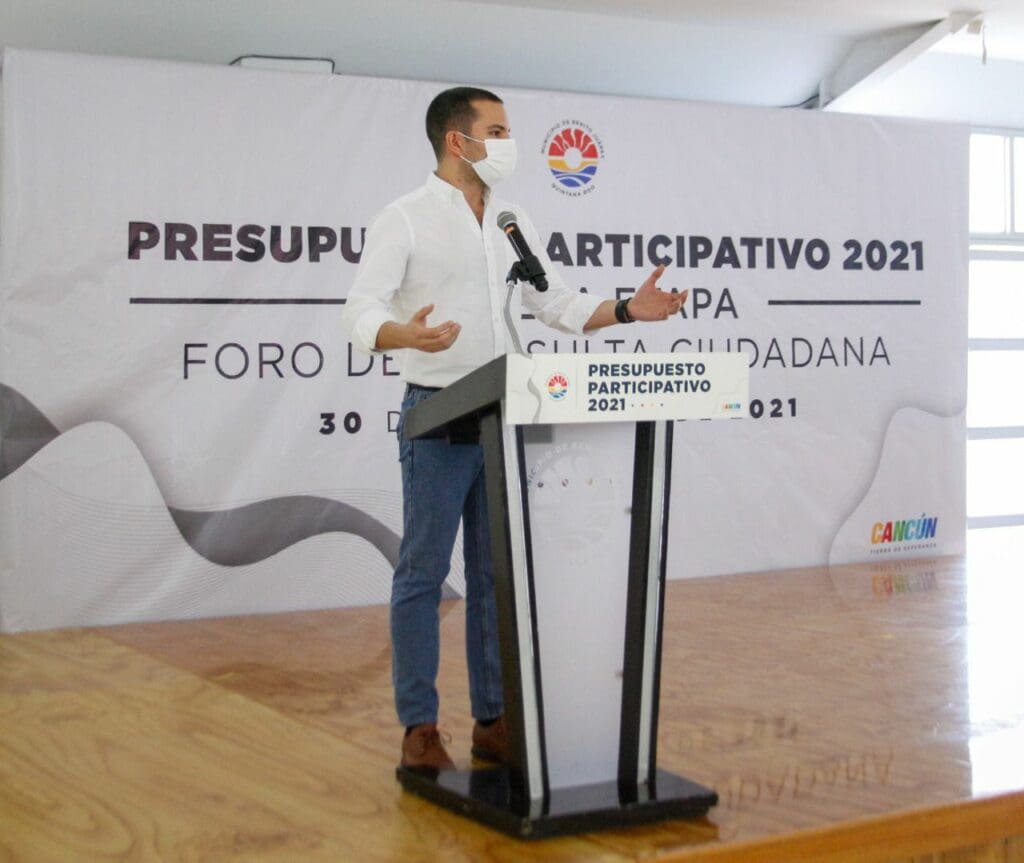 Destaca Pablo Bustamante la participación de los cancunenses en el Foro de Consulta Ciudadana para Presupuesto Participativo 2021