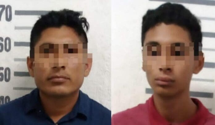 Dos sujetos fueron detenidos en Playa del Carmen luego de haber dado cristalazos para robar maletas en un centro comercial