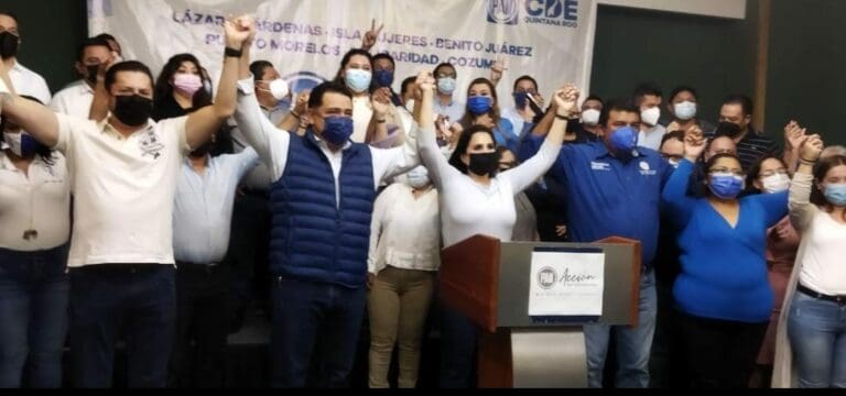 Mayuli Martínez es respaldada por el Partido Acción Nacional para abanderarlos rumbo a la gubernatura en las elecciones del 2022. Foto: SIM