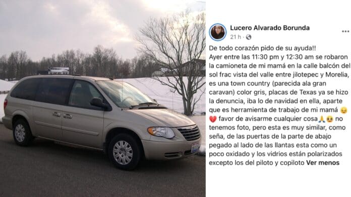 Roban una camioneta cargada de regalos, piden ayuda para recuperarla