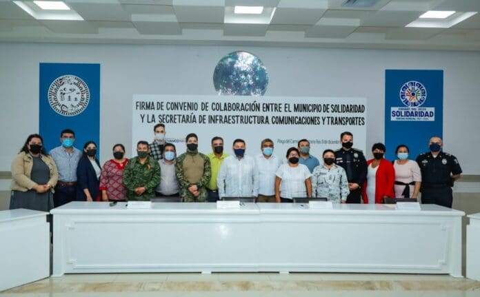 El Gobierno de Solidaridad reactivó un convenio de colaboración con la SCT para que exista mayor vigilancia en el tramo carretero. Foto: Gobierno de Solidaridad