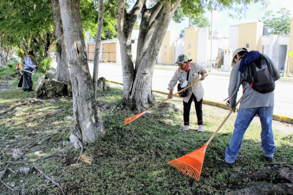 Trabaja gobierno de Puerto Morelos en el mejoramiento de vialidades y de la imagen urbana